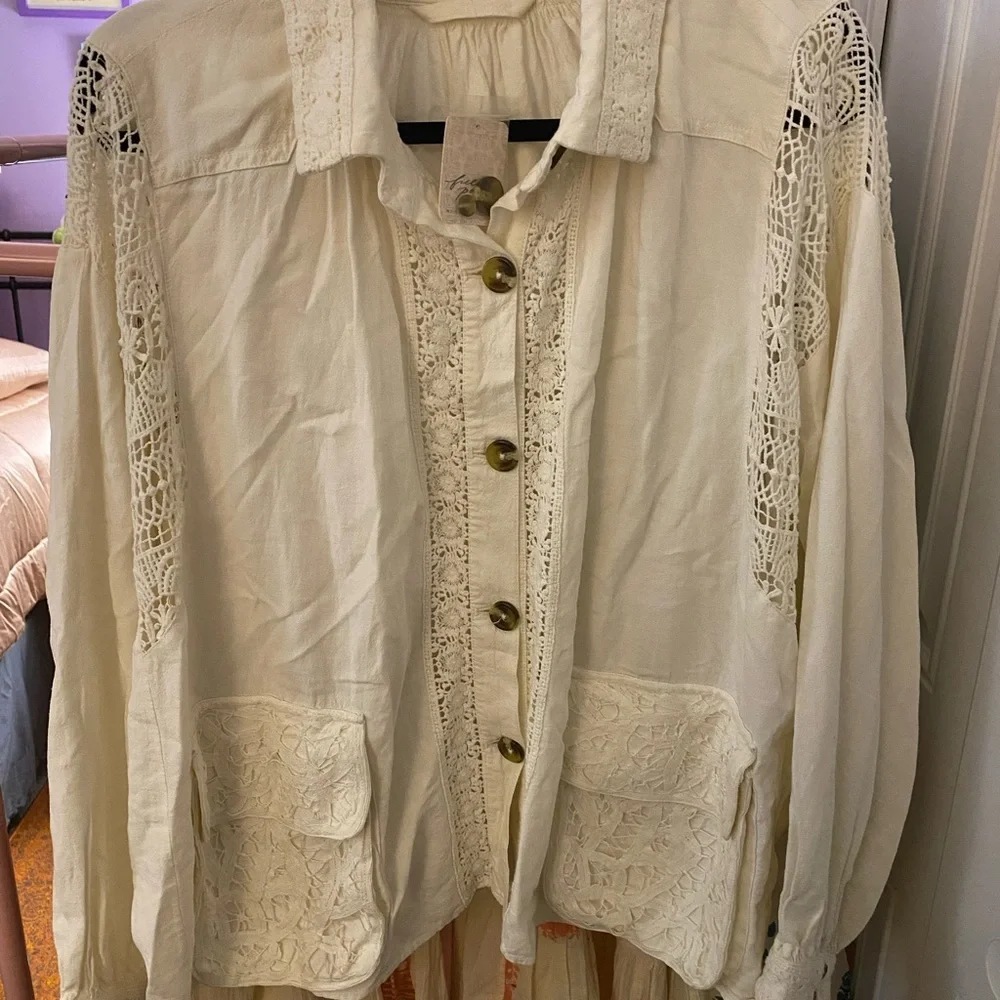 Free People Louisa Shirt Jacket